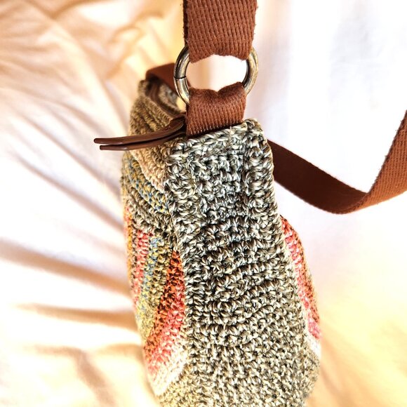 The Sak Ryder Crescent crossbody bag crochet multicolor - Picture 4 of 9